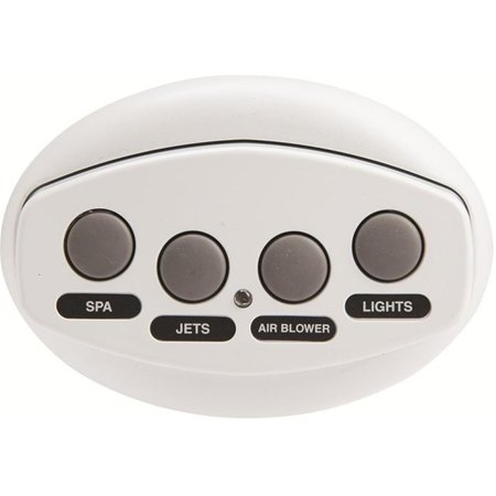 PACFAB 100 ft. Intellitouch is4 & 4 Function Spa Side Remote, Gray PA35206